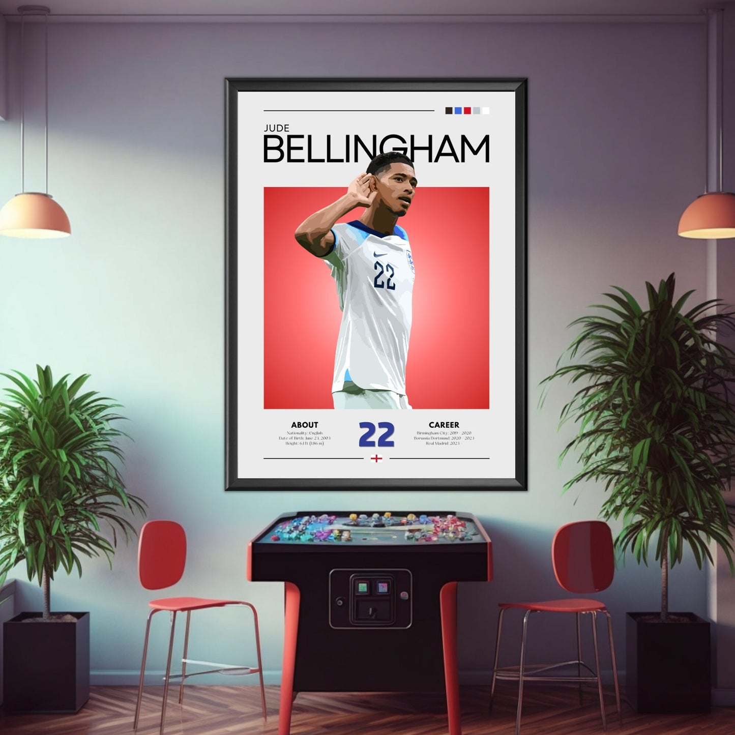 Jude Bellingham England Poster