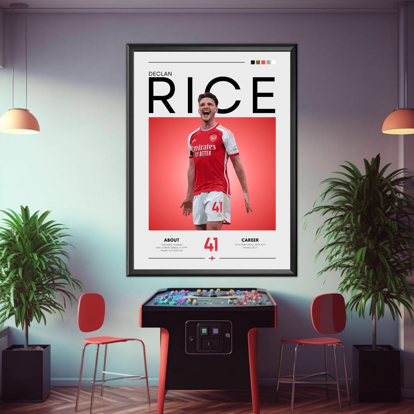 Declan Rice poster