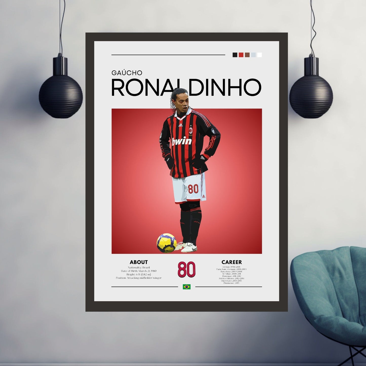 Ronaldinho poster