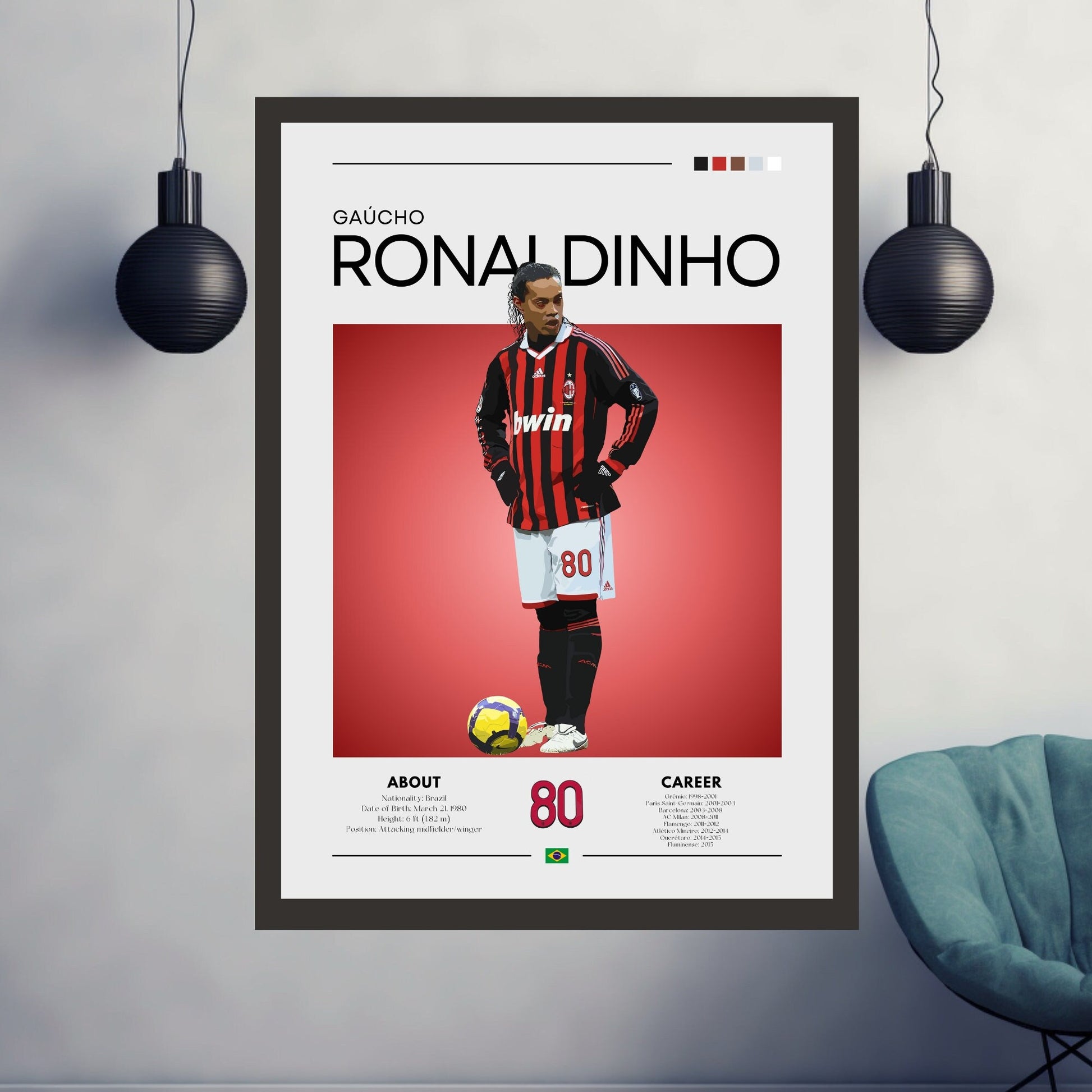 Ronaldinho poster