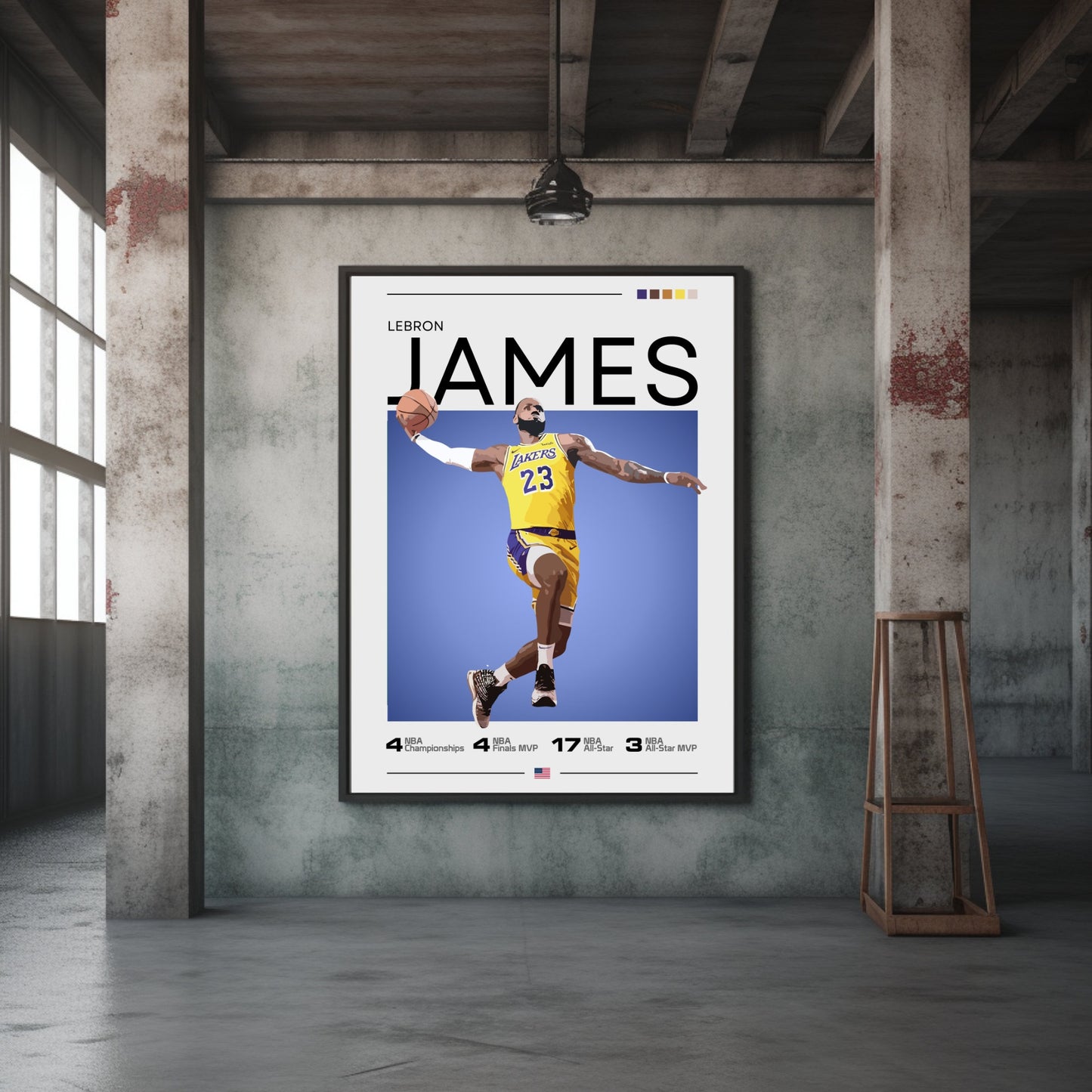 Lebron James poster