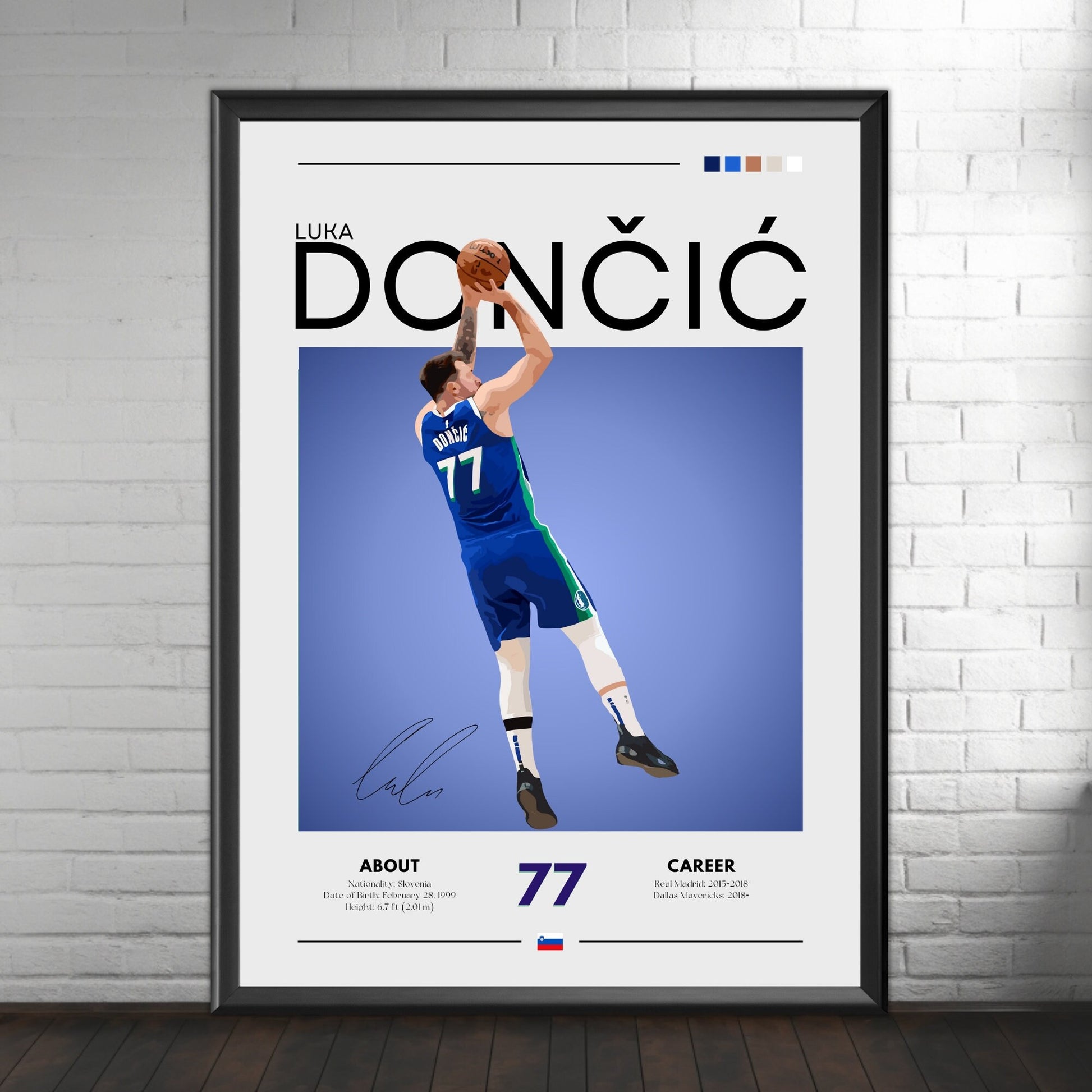 Luka Doncic Poster