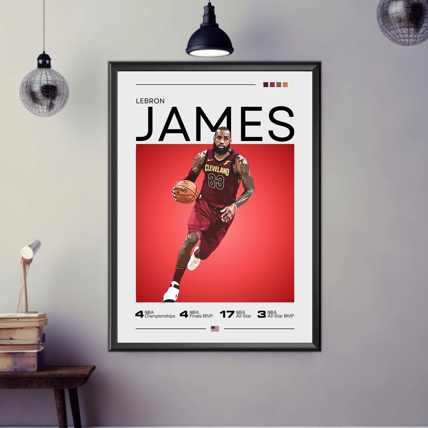 Lebron James Cleveland poster