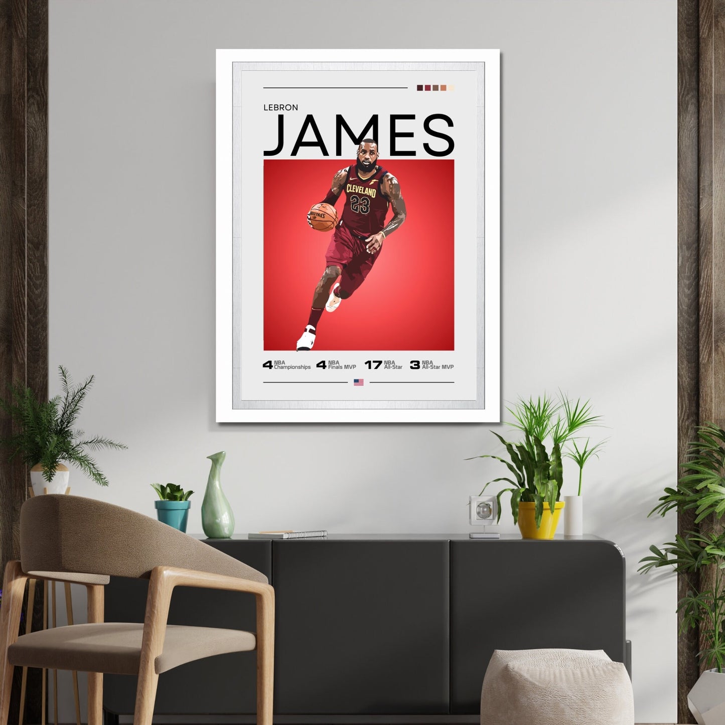 Lebron James Cleveland poster