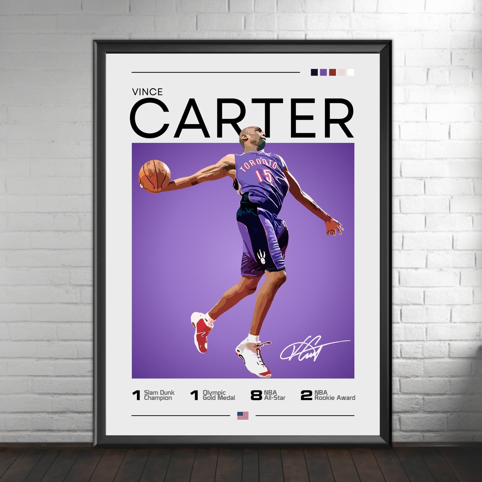 Vince Carter Poster