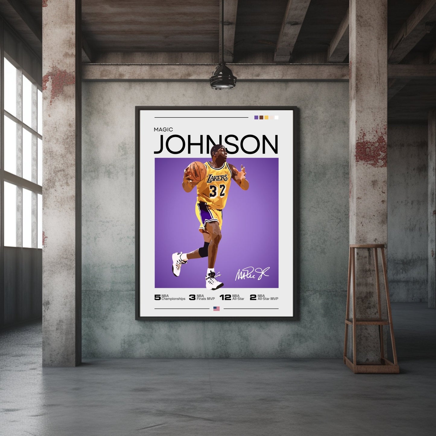 Magic Johnson poster