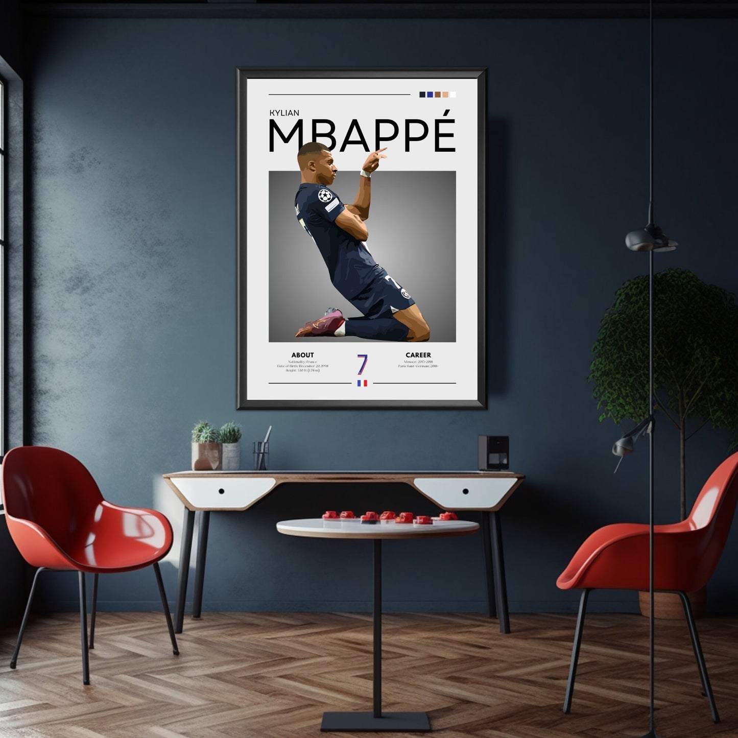 Kylian Mbappe Poster