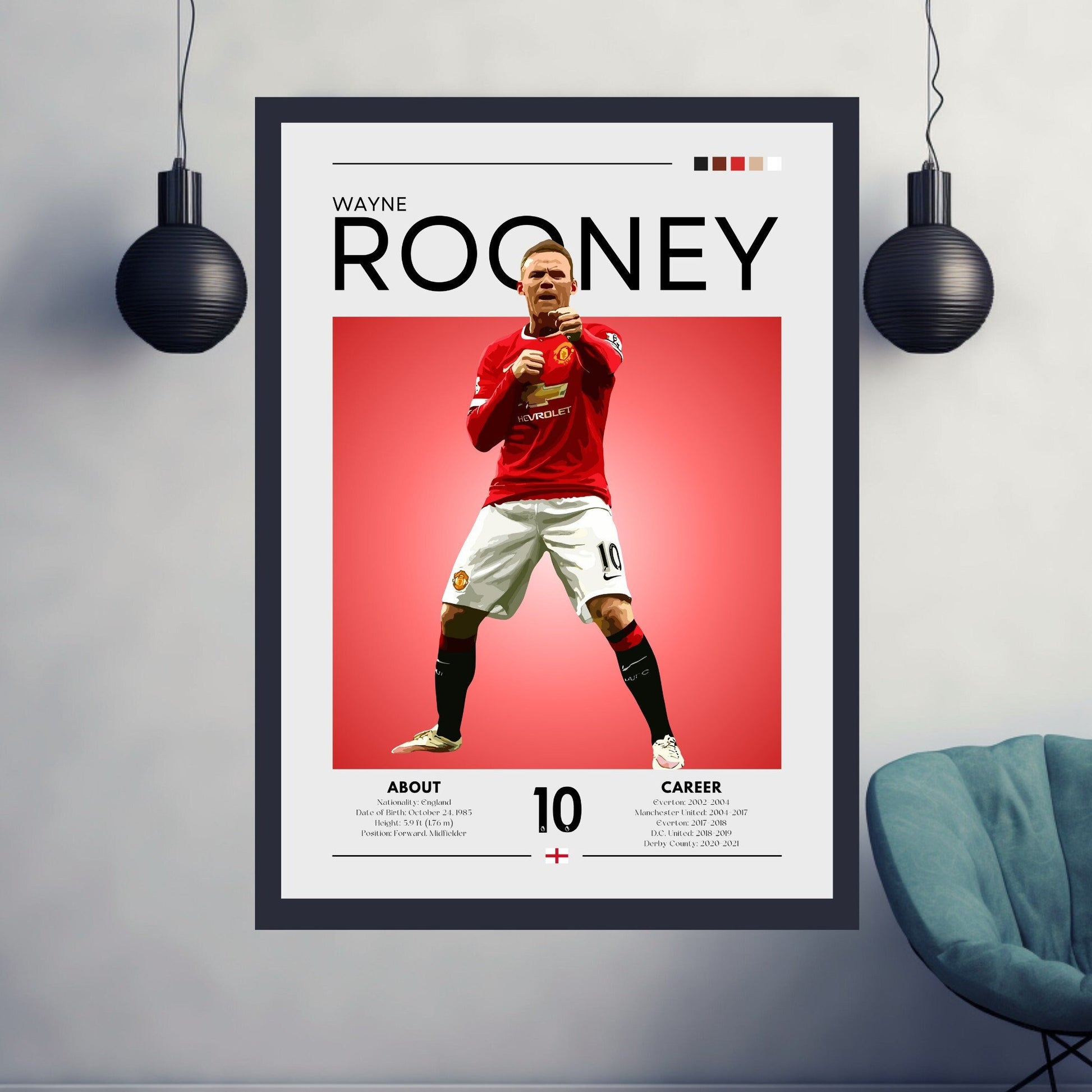 Wayne Rooney poster