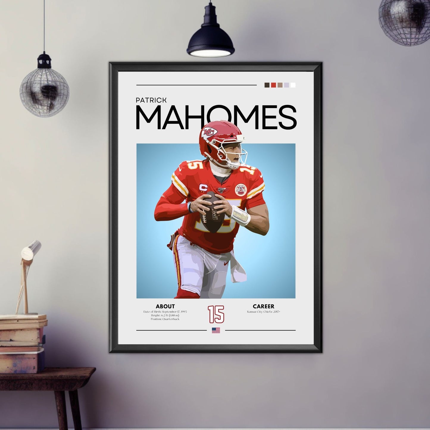 Patrick Mahomes poster