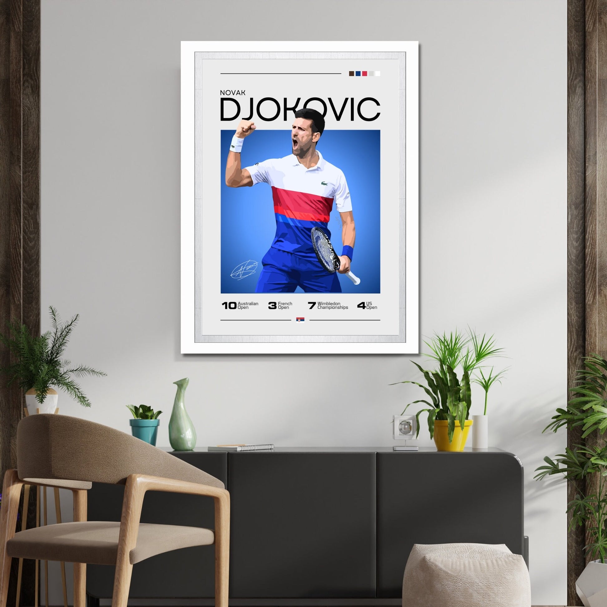 Novak Djokovic poster