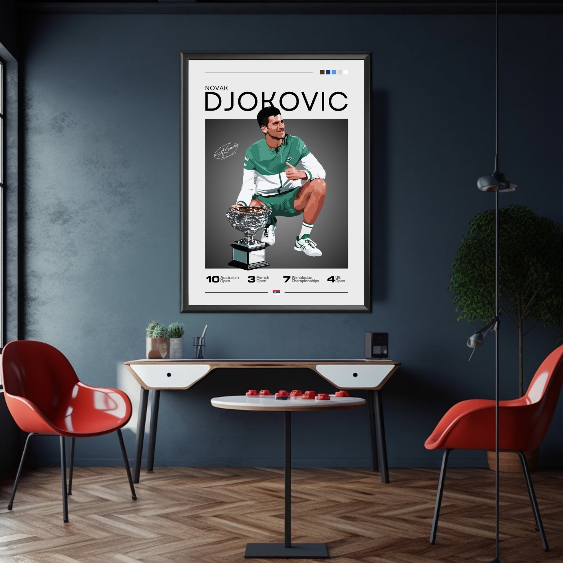 Novak Djokovic Poster