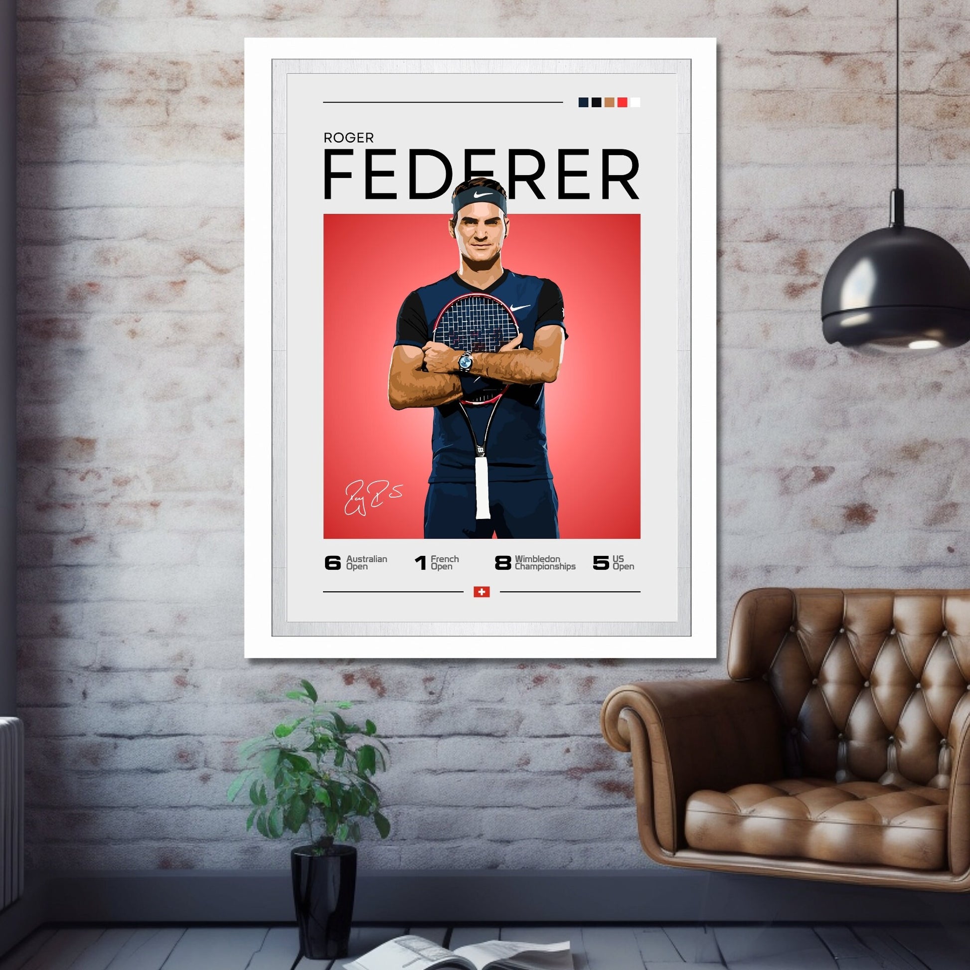 Roger Federer Print