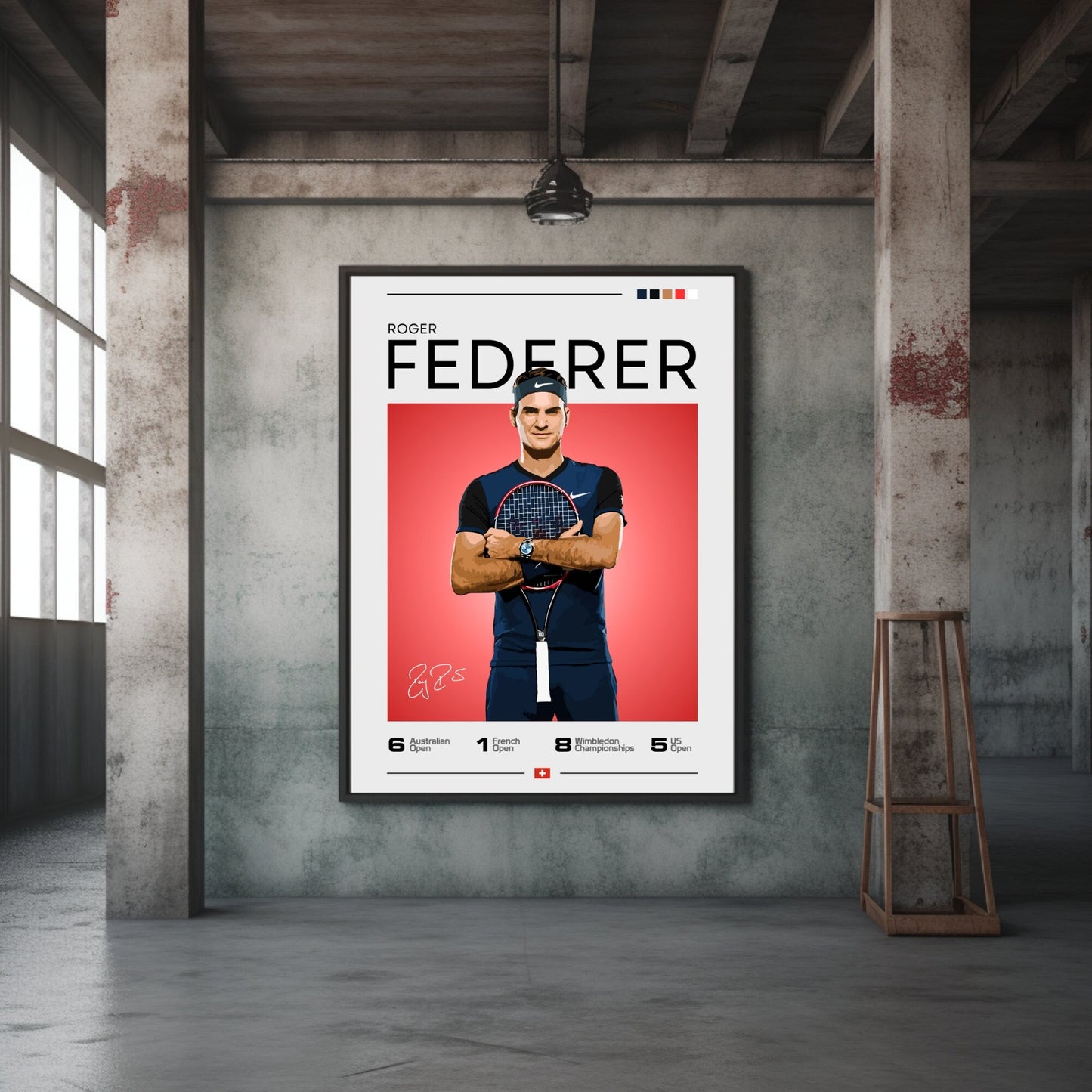 Roger Federer Print