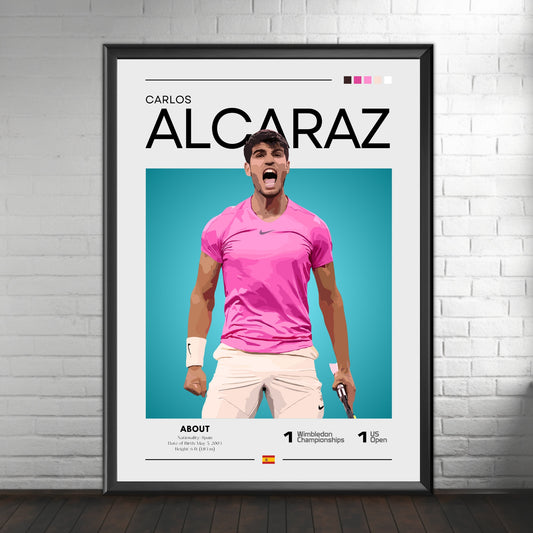 Carlos Alcaraz poster