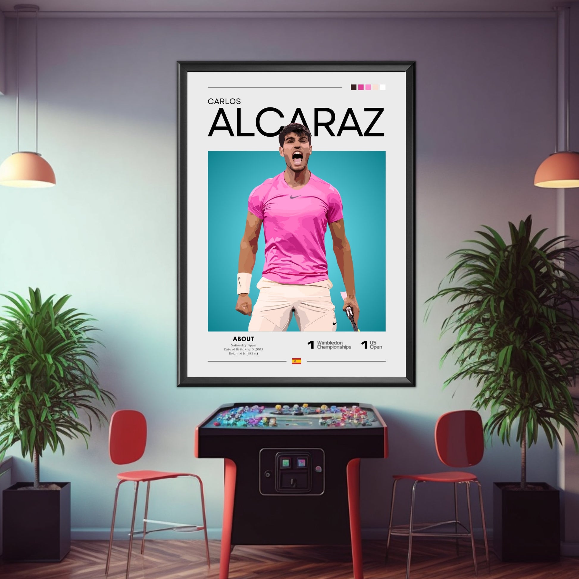 Carlos Alcaraz poster