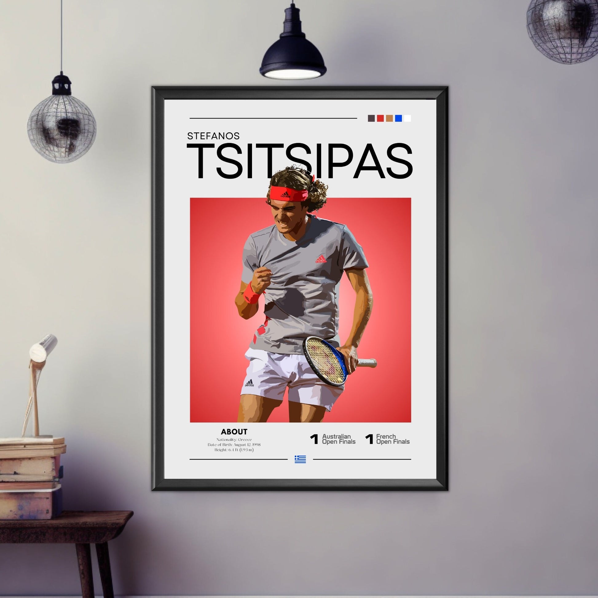 Stefanos Tsitsipas poster