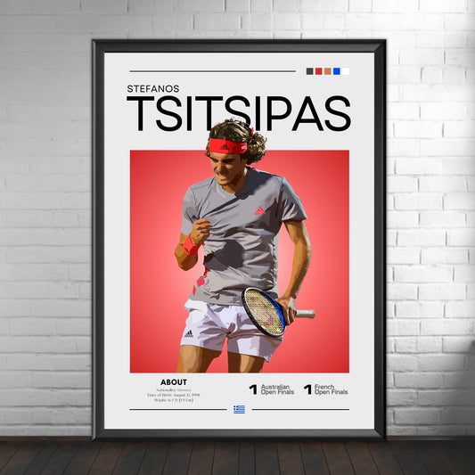 Stefanos Tsitsipas poster