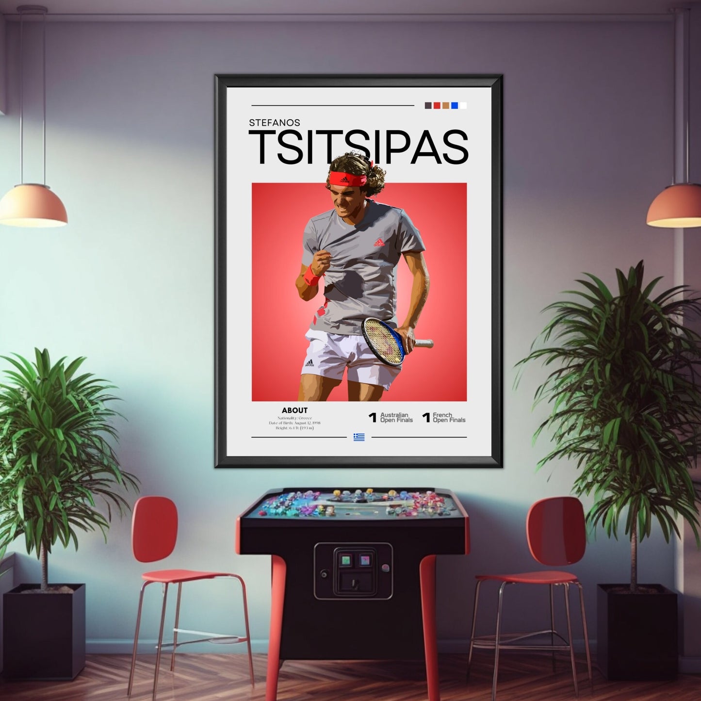 Stefanos Tsitsipas poster
