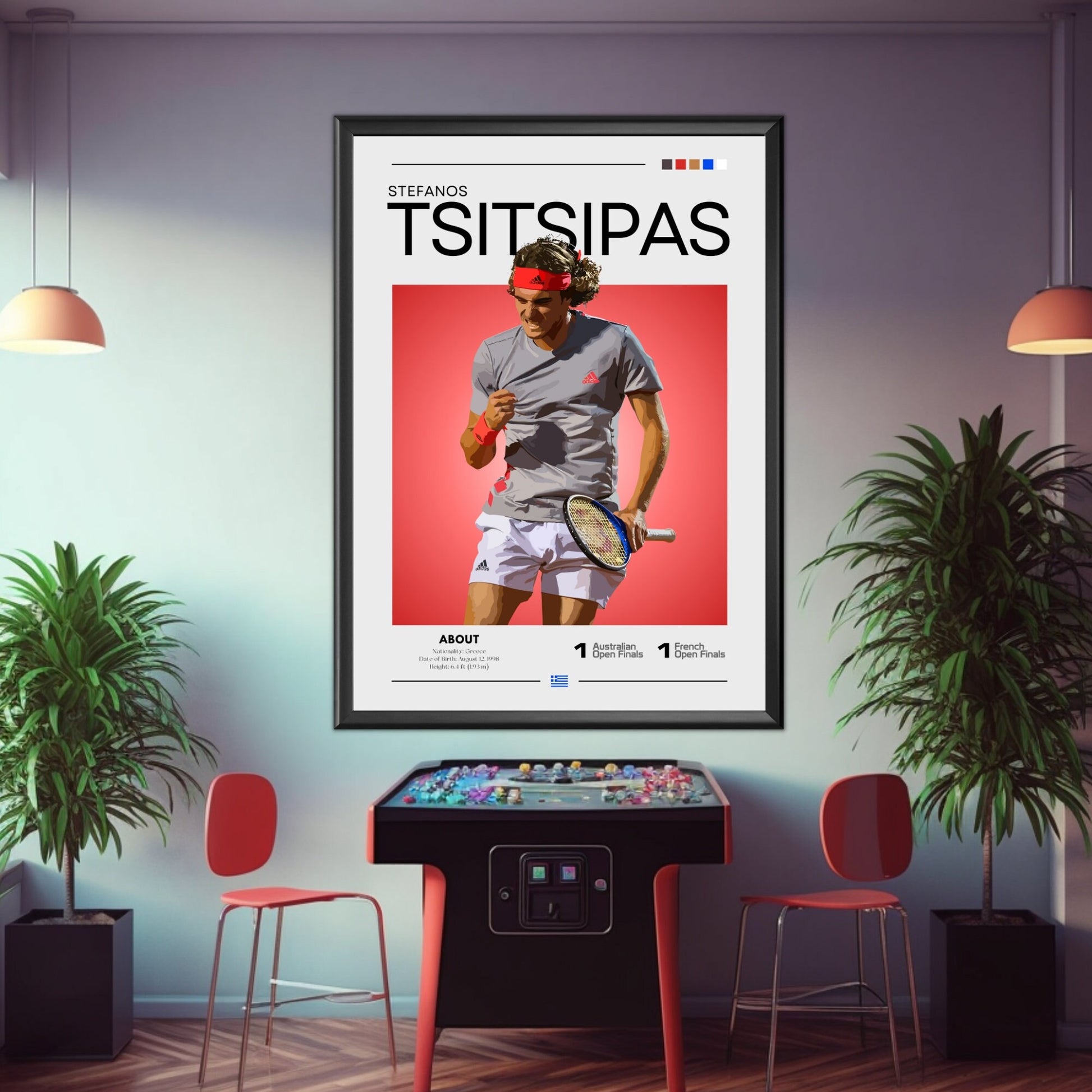 Stefanos Tsitsipas poster