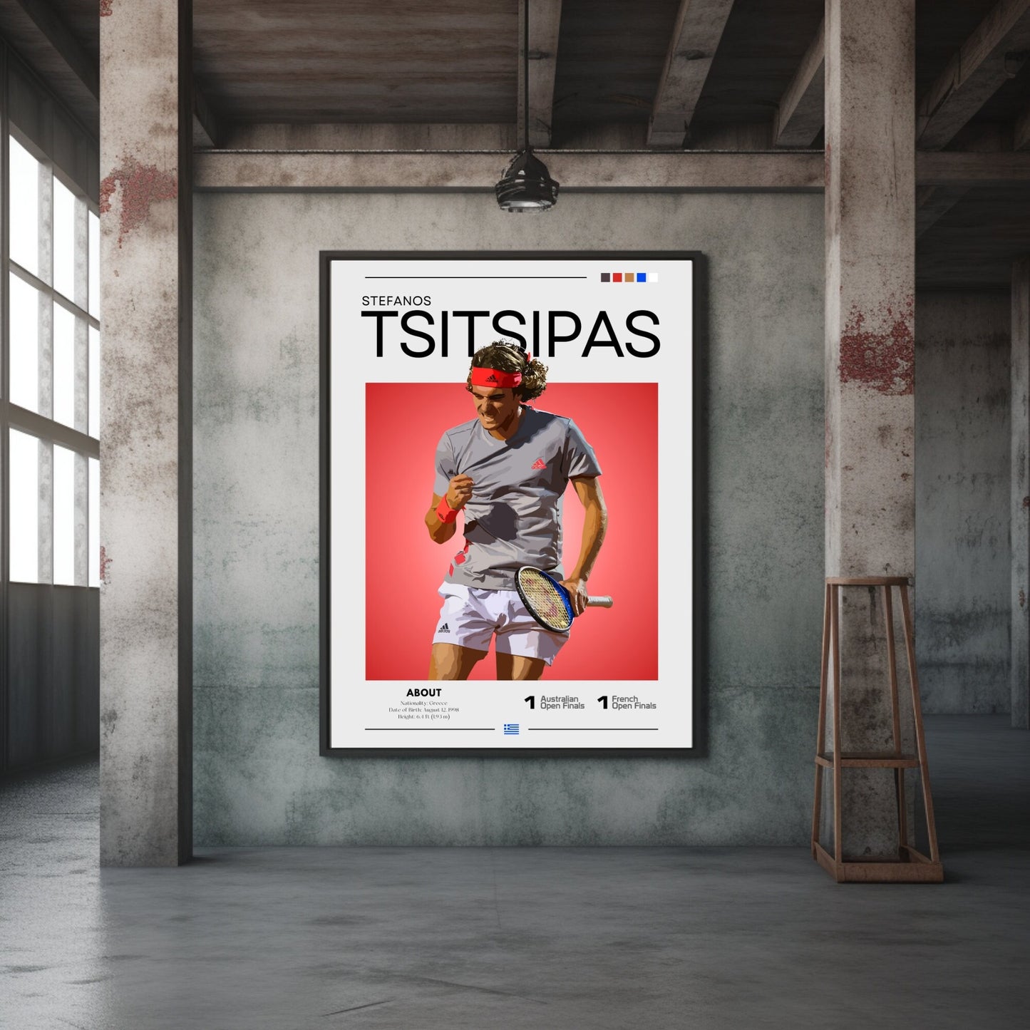 Stefanos Tsitsipas poster