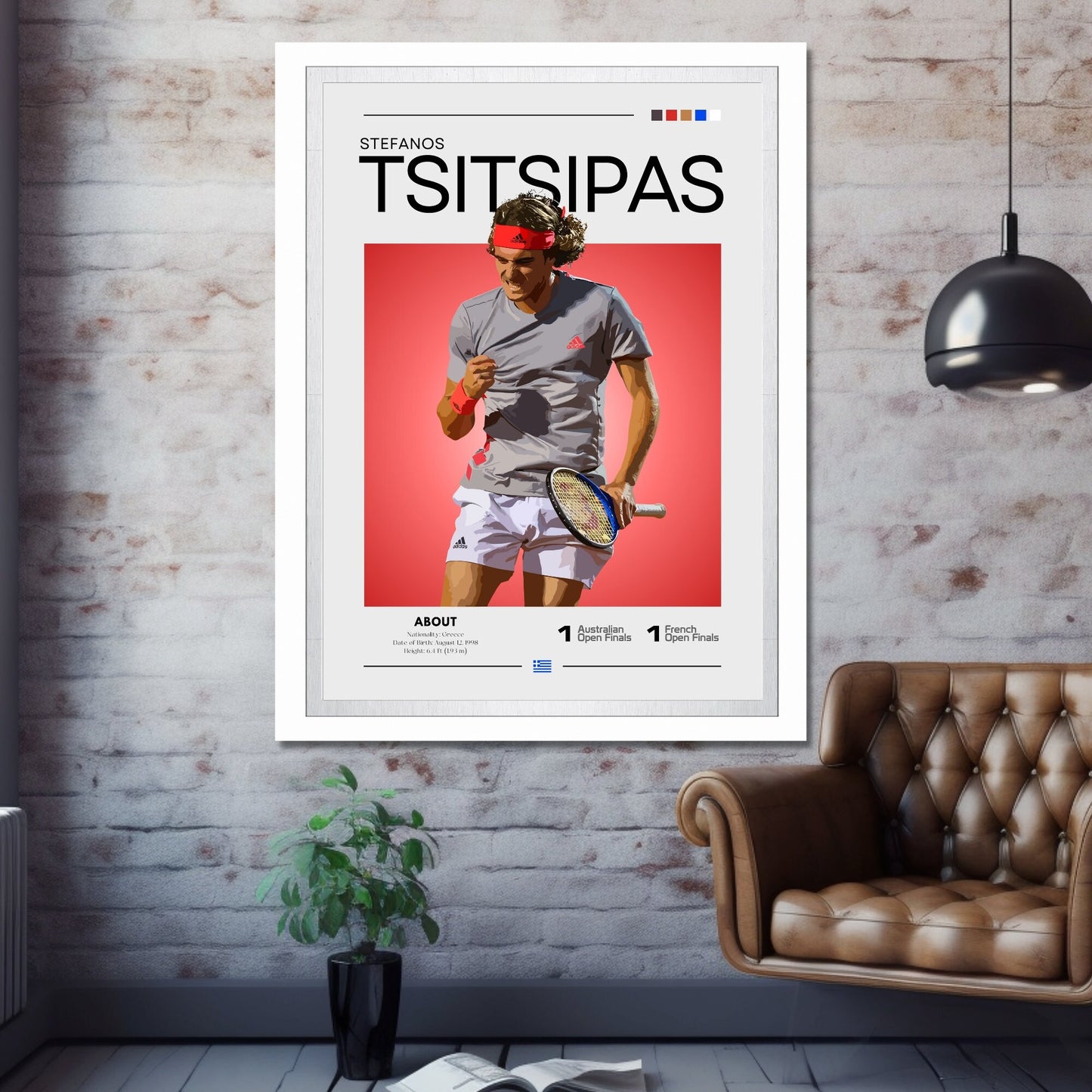 Stefanos Tsitsipas poster