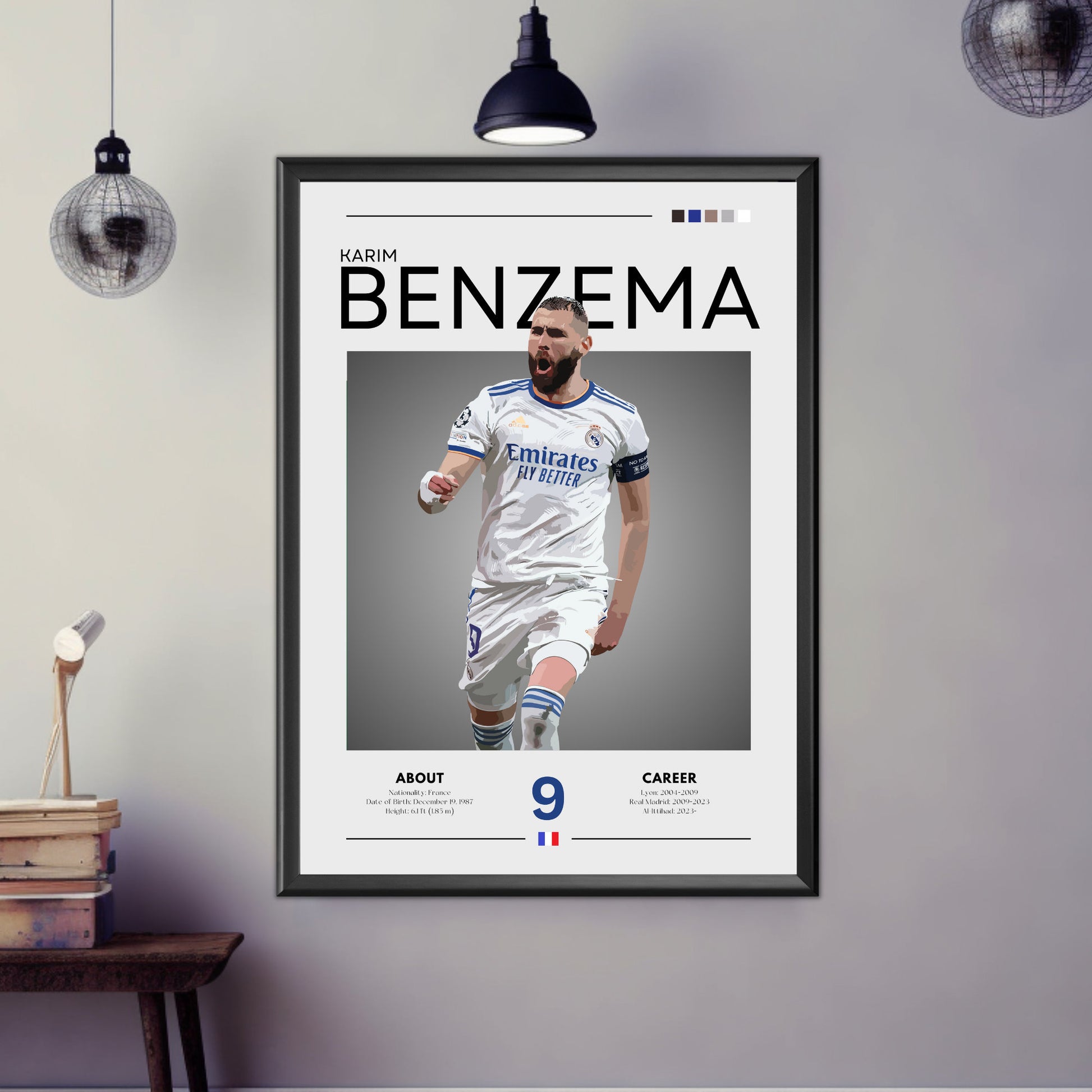 Karim Benzema Real Madrid Poster