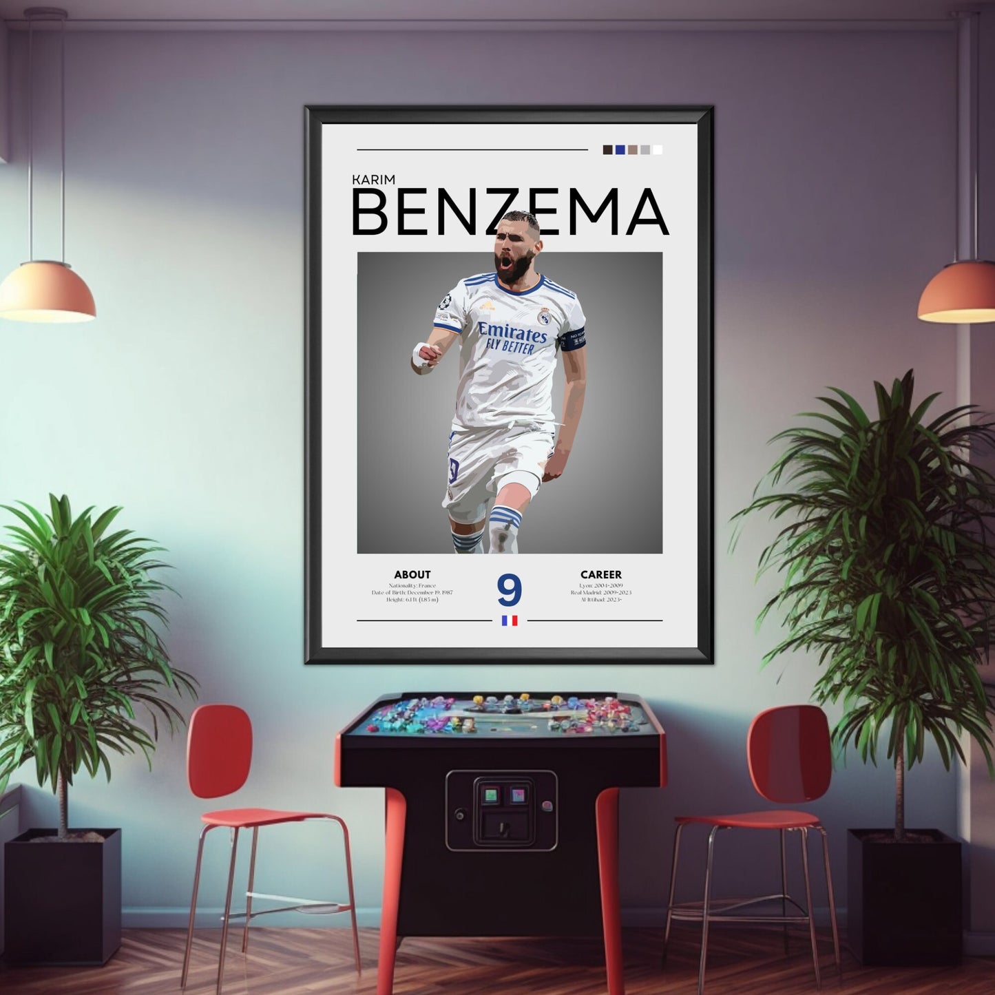 Karim Benzema Real Madrid Poster