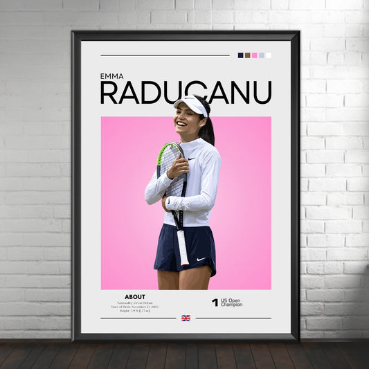 Emma Raducanu poster