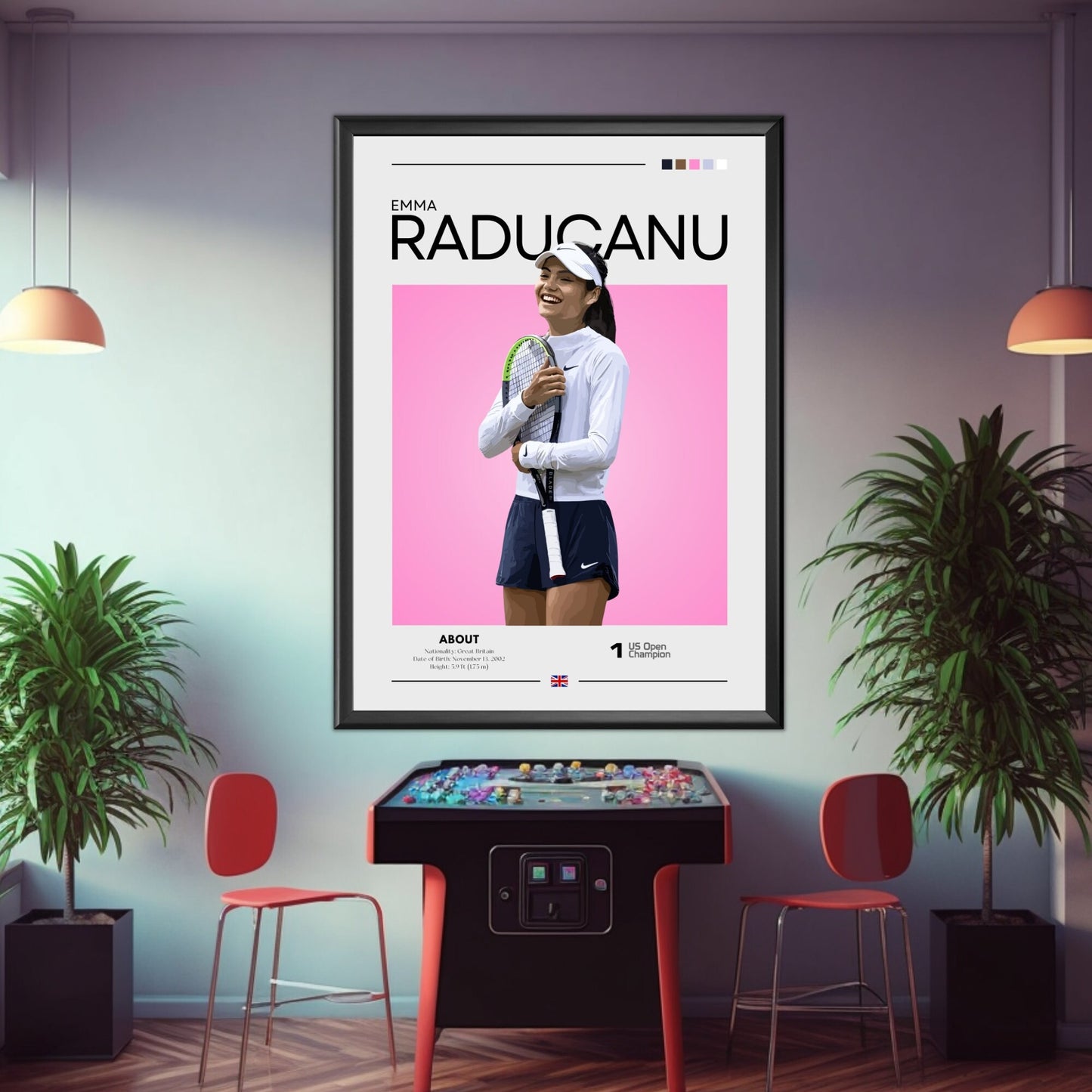 Emma Raducanu poster