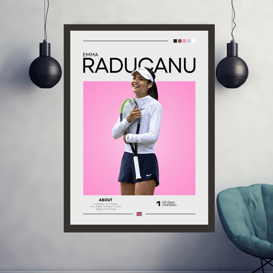 Emma Raducanu poster
