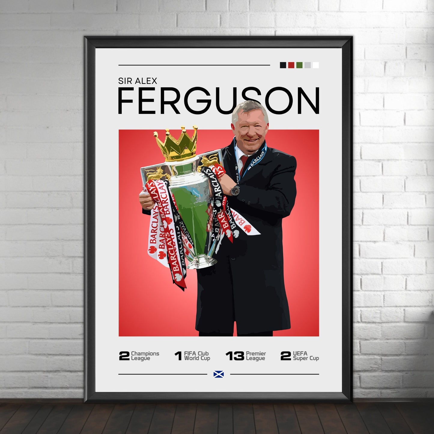 Sir Alex Ferguson Poster