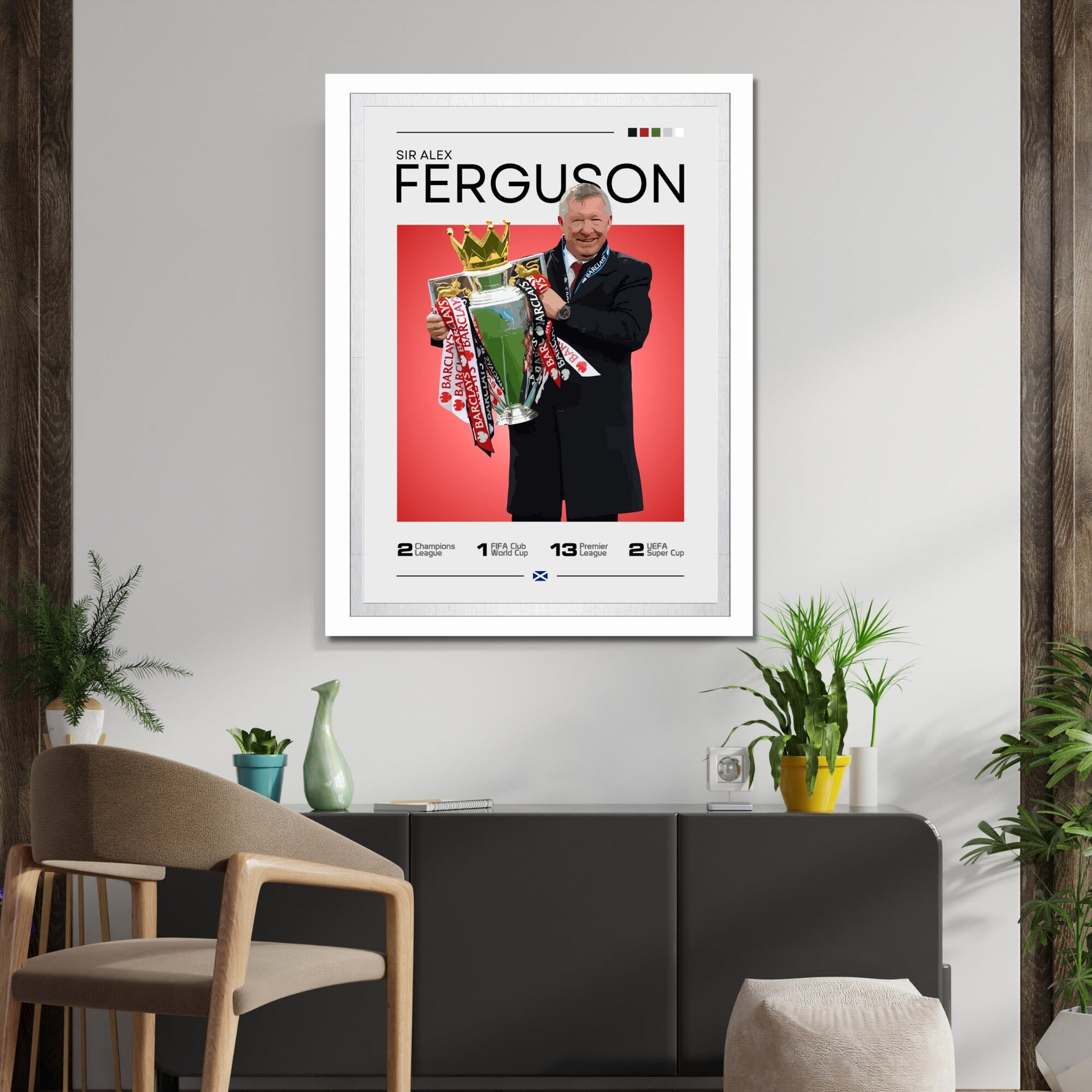 Sir Alex Ferguson Poster