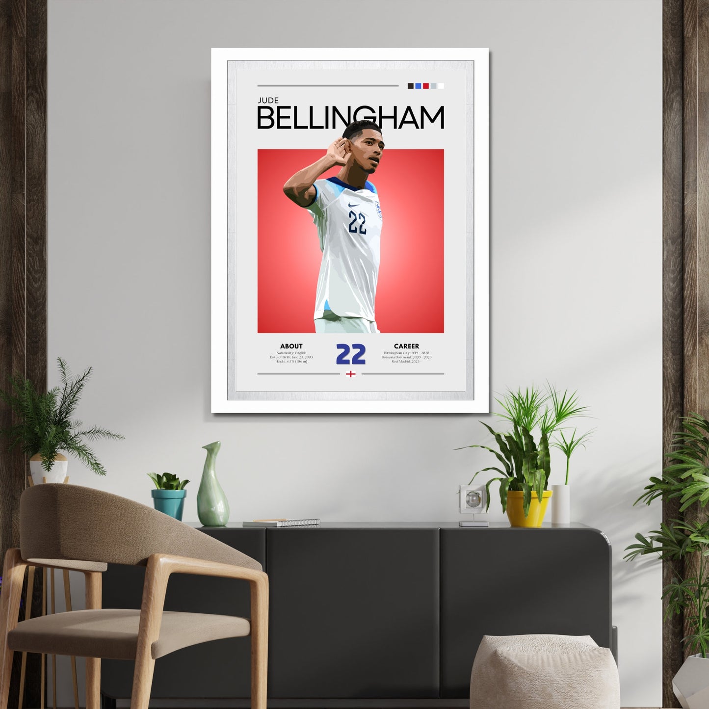 Jude Bellingham England Poster