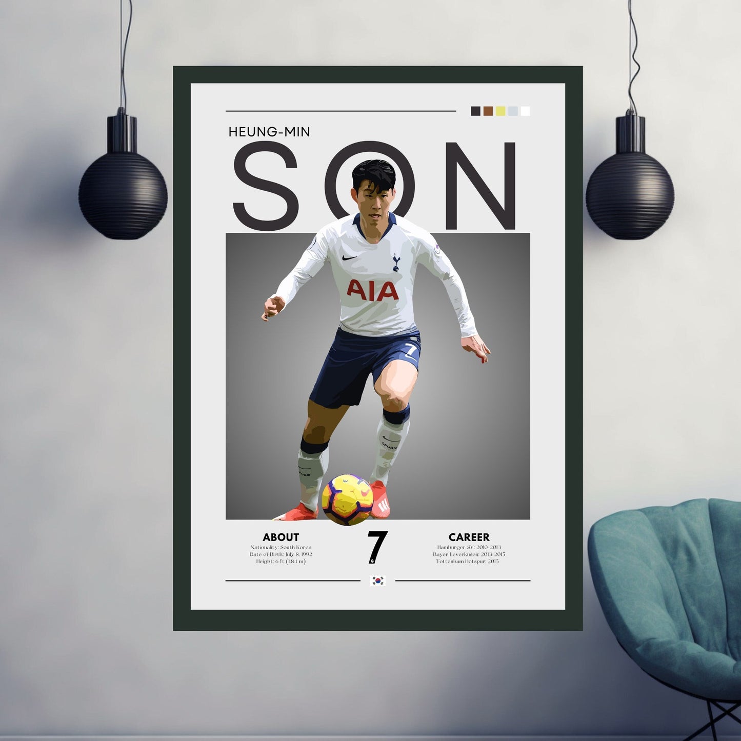 Son Heung-min Poster