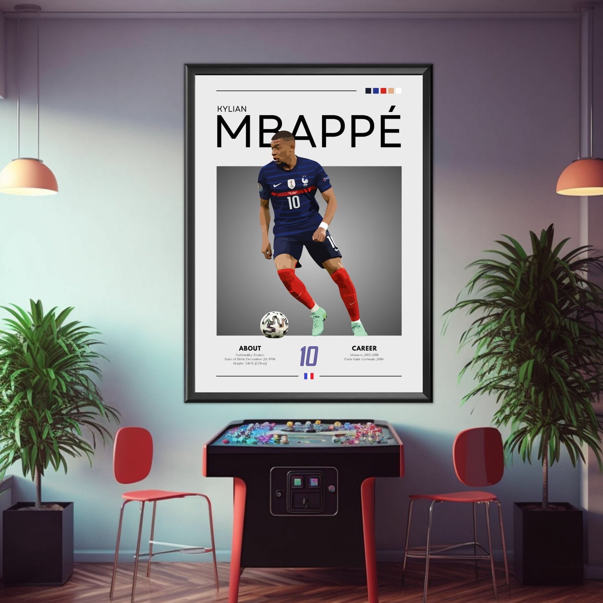 Kylian Mbappe poster