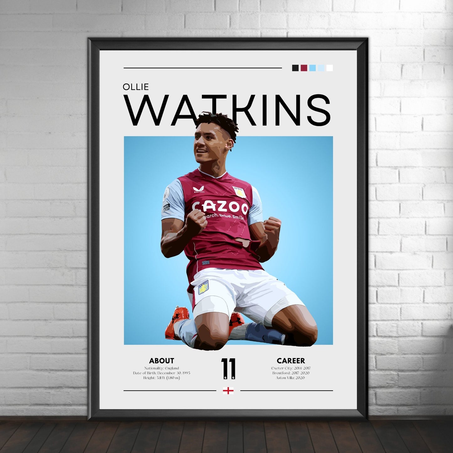 Ollie Watkins poster