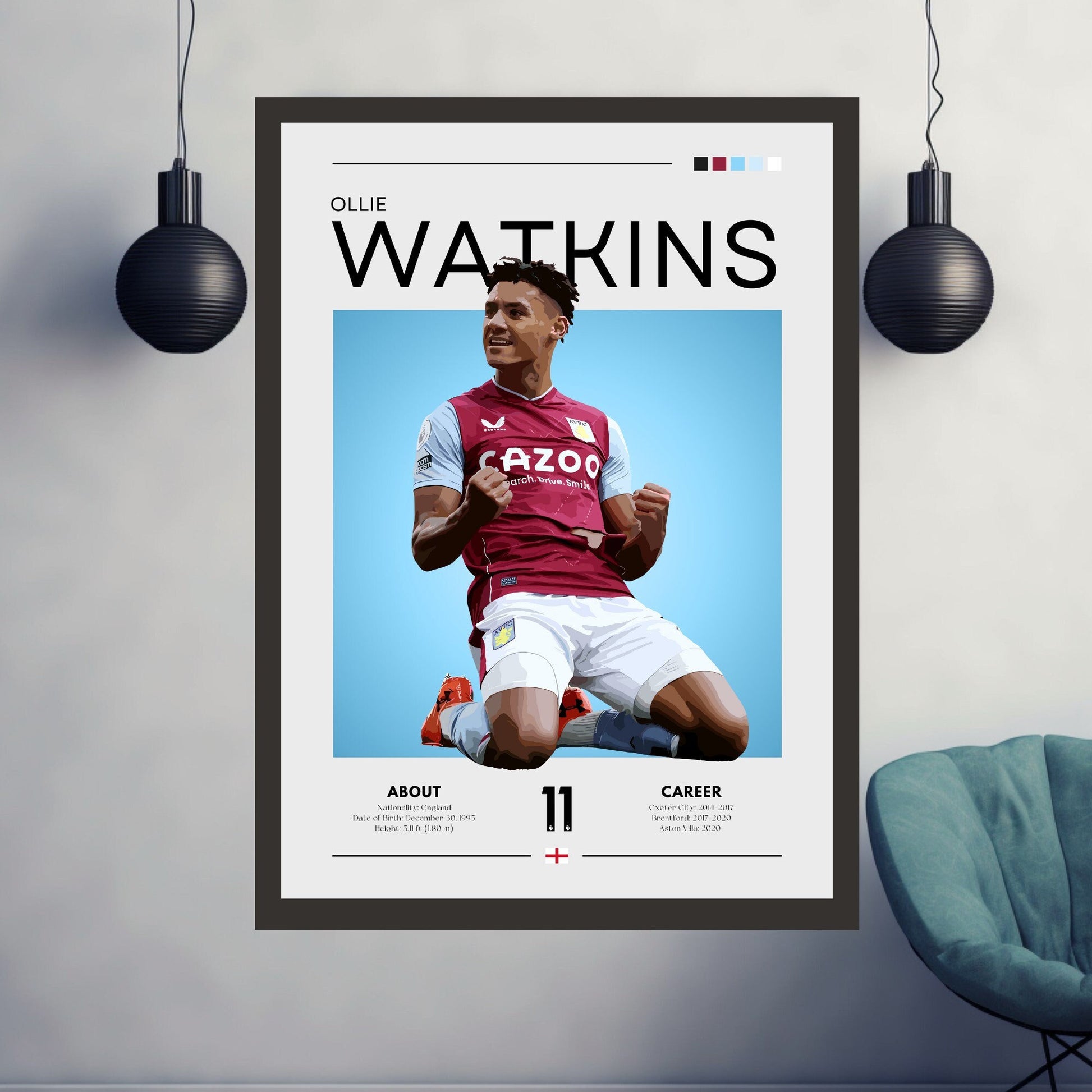 Ollie Watkins poster