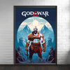 God of War Poster, Gaming Room Poster, Minimalist, Gaming Poster, Gaming Print Poster, Game Gift, Video Games Poster, Kratos poster