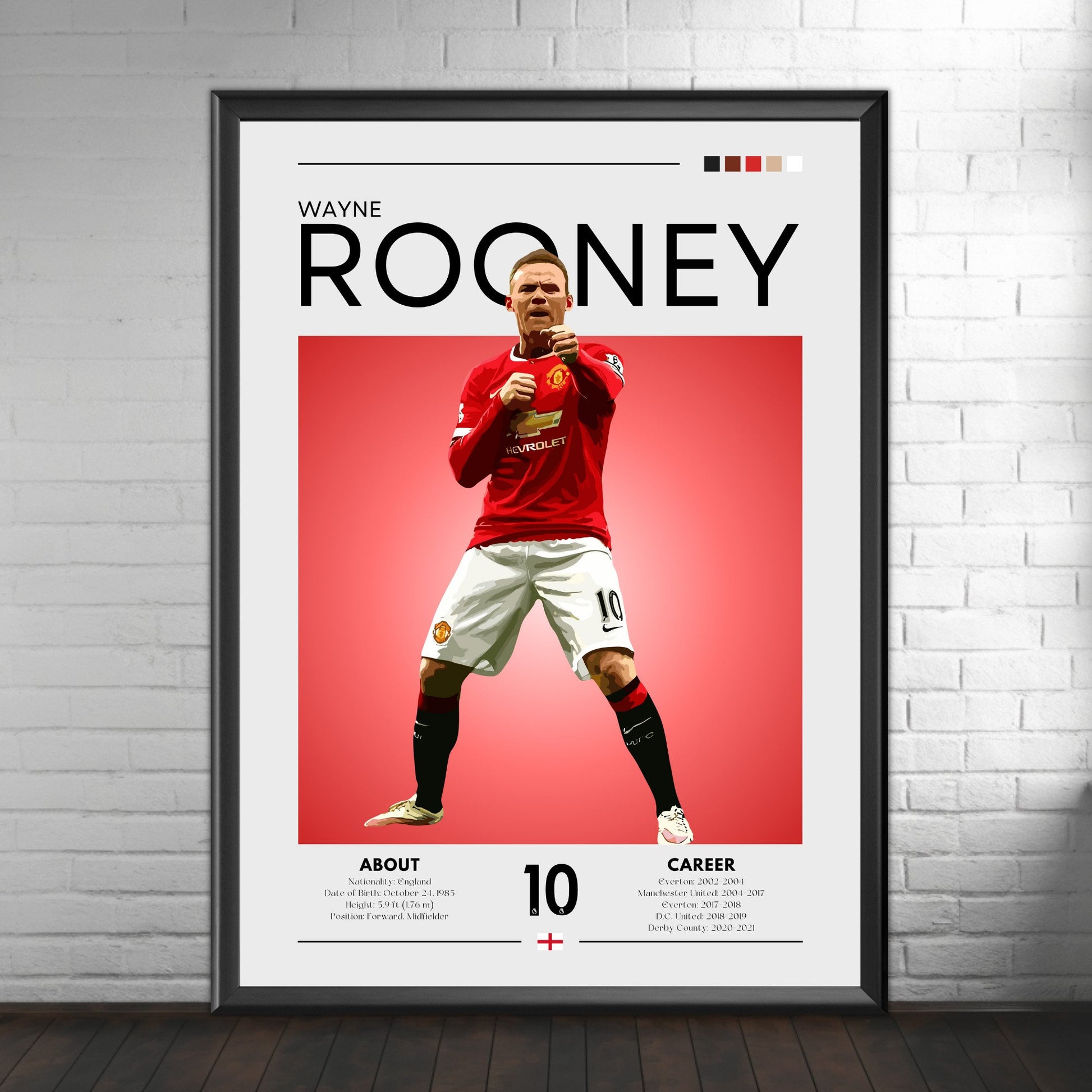 Wayne Rooney poster