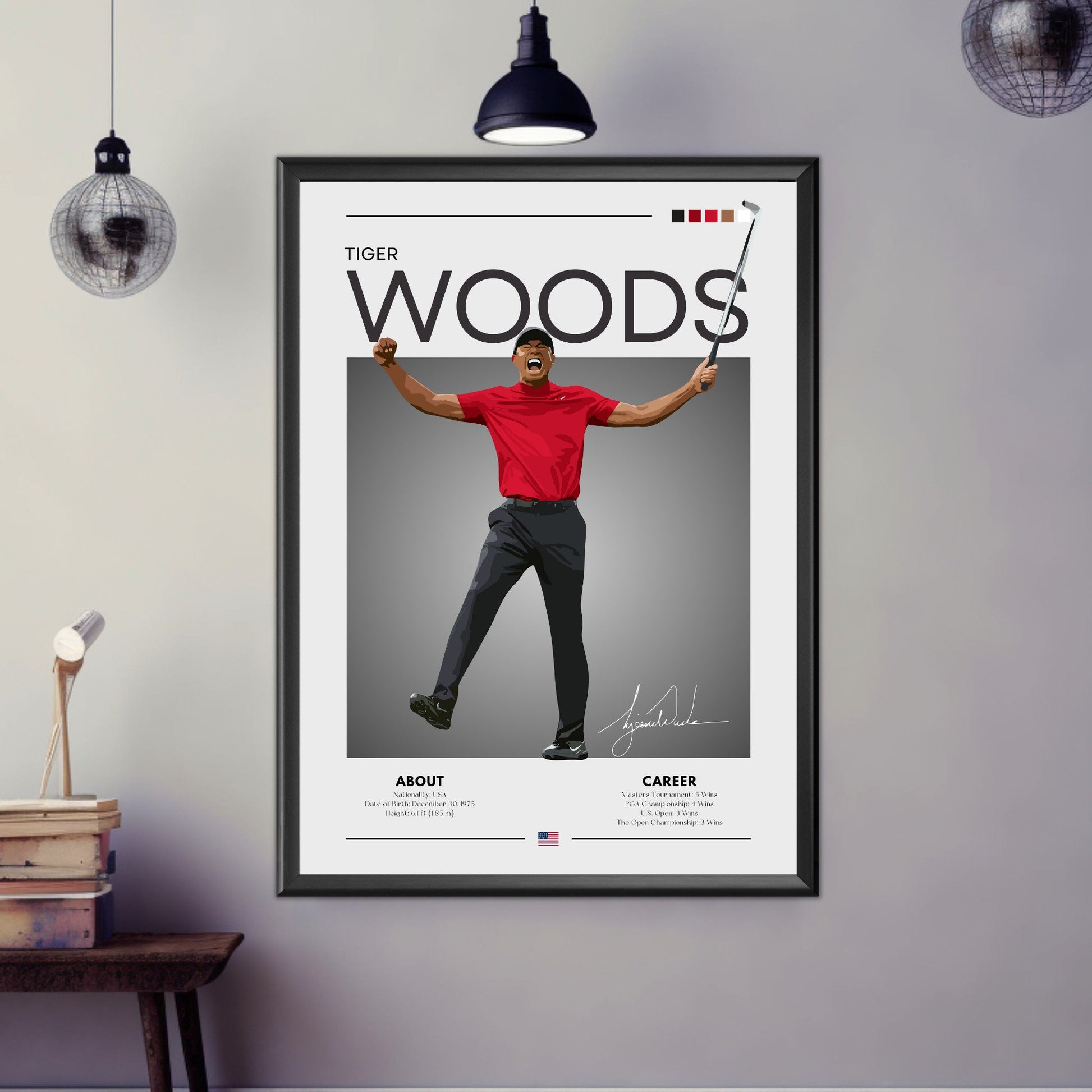 Tiger Woods poster