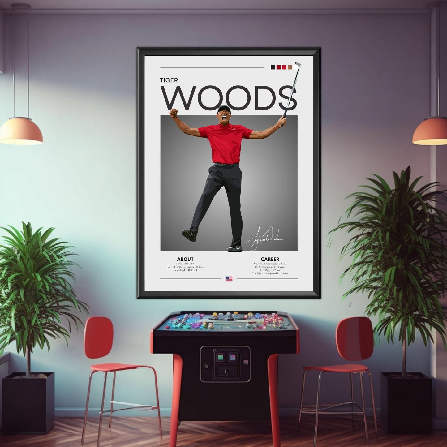 Tiger Woods poster