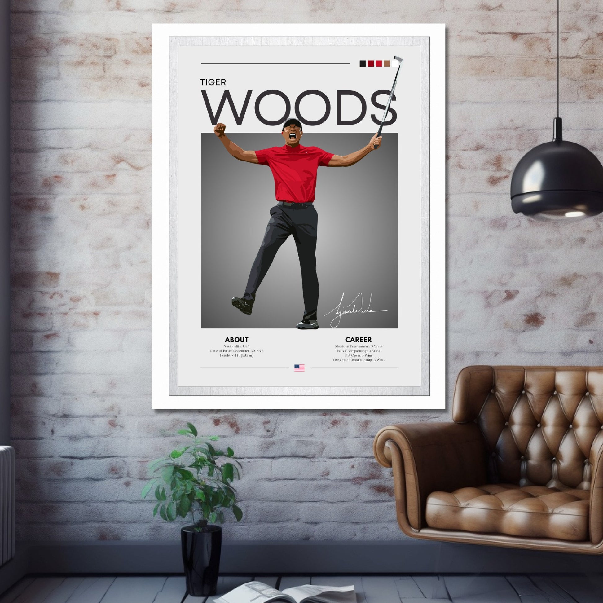 Tiger Woods poster