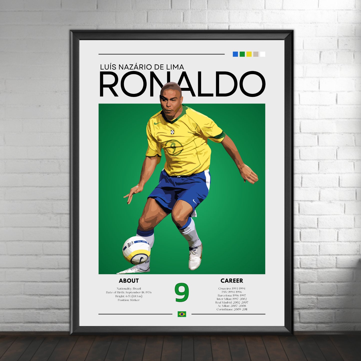 Ronaldo Nazário poster