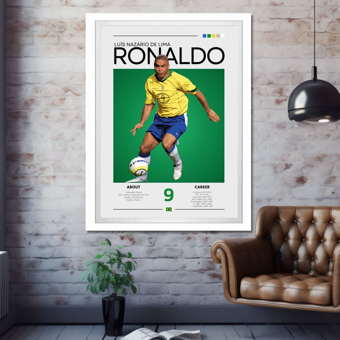 Ronaldo Nazário poster