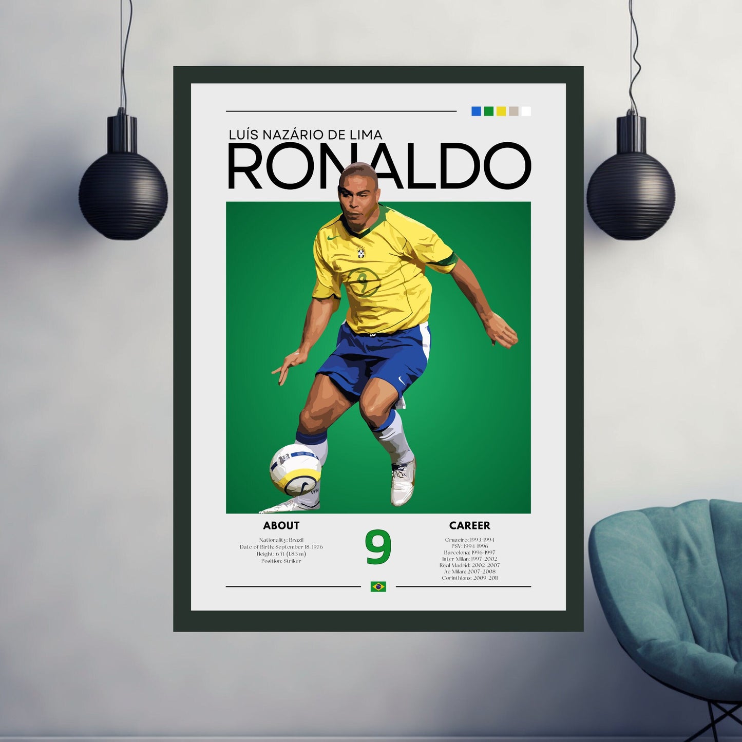 Ronaldo Nazário poster