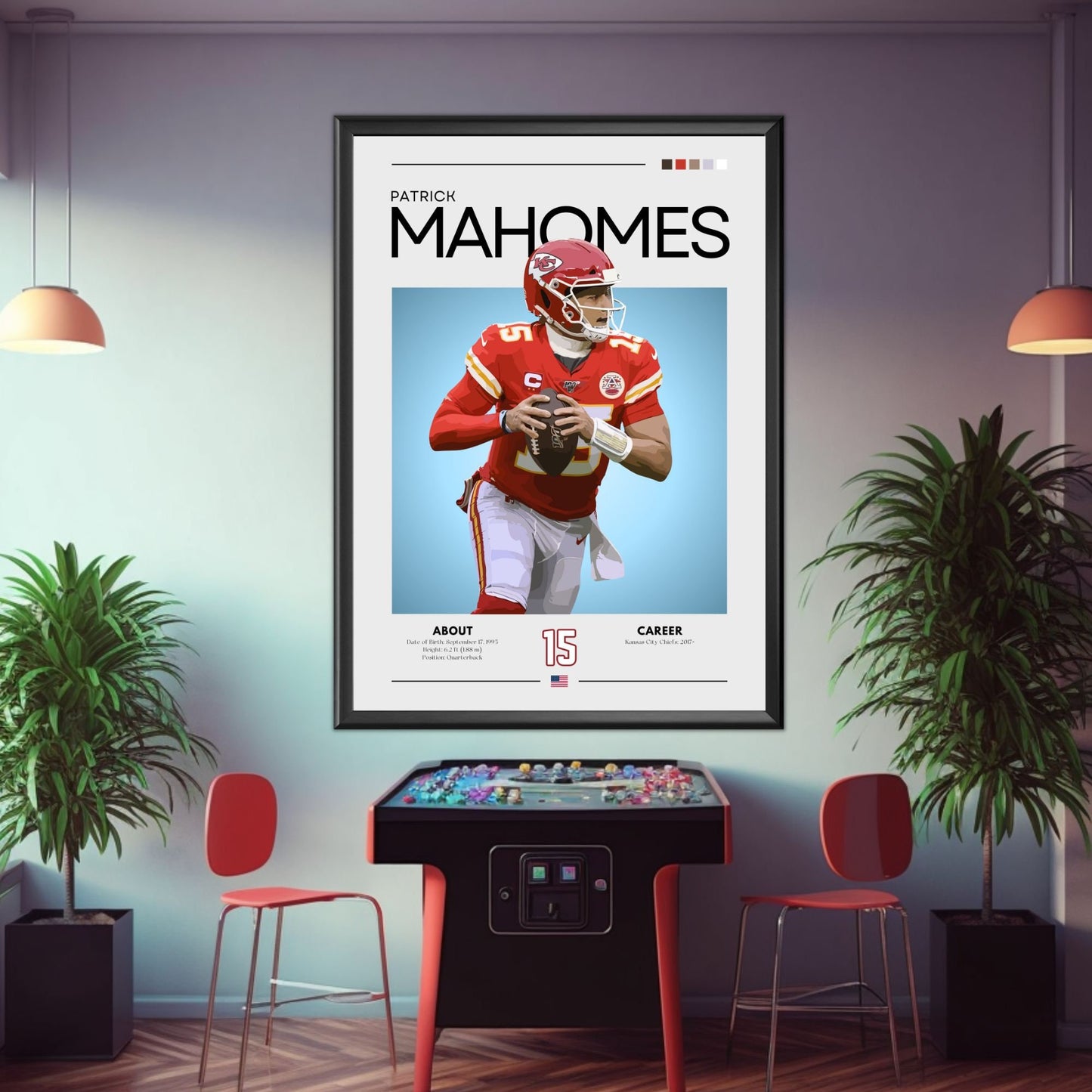 Patrick Mahomes poster