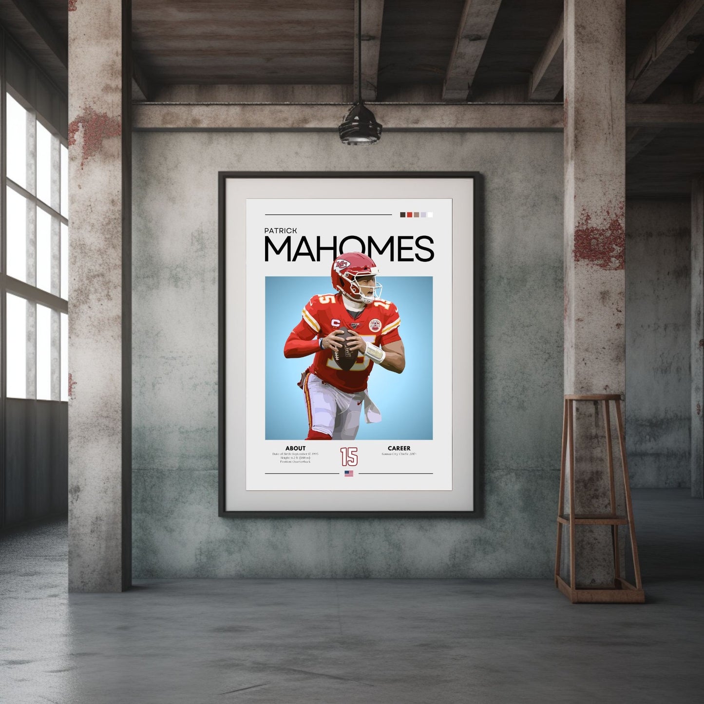 Patrick Mahomes poster