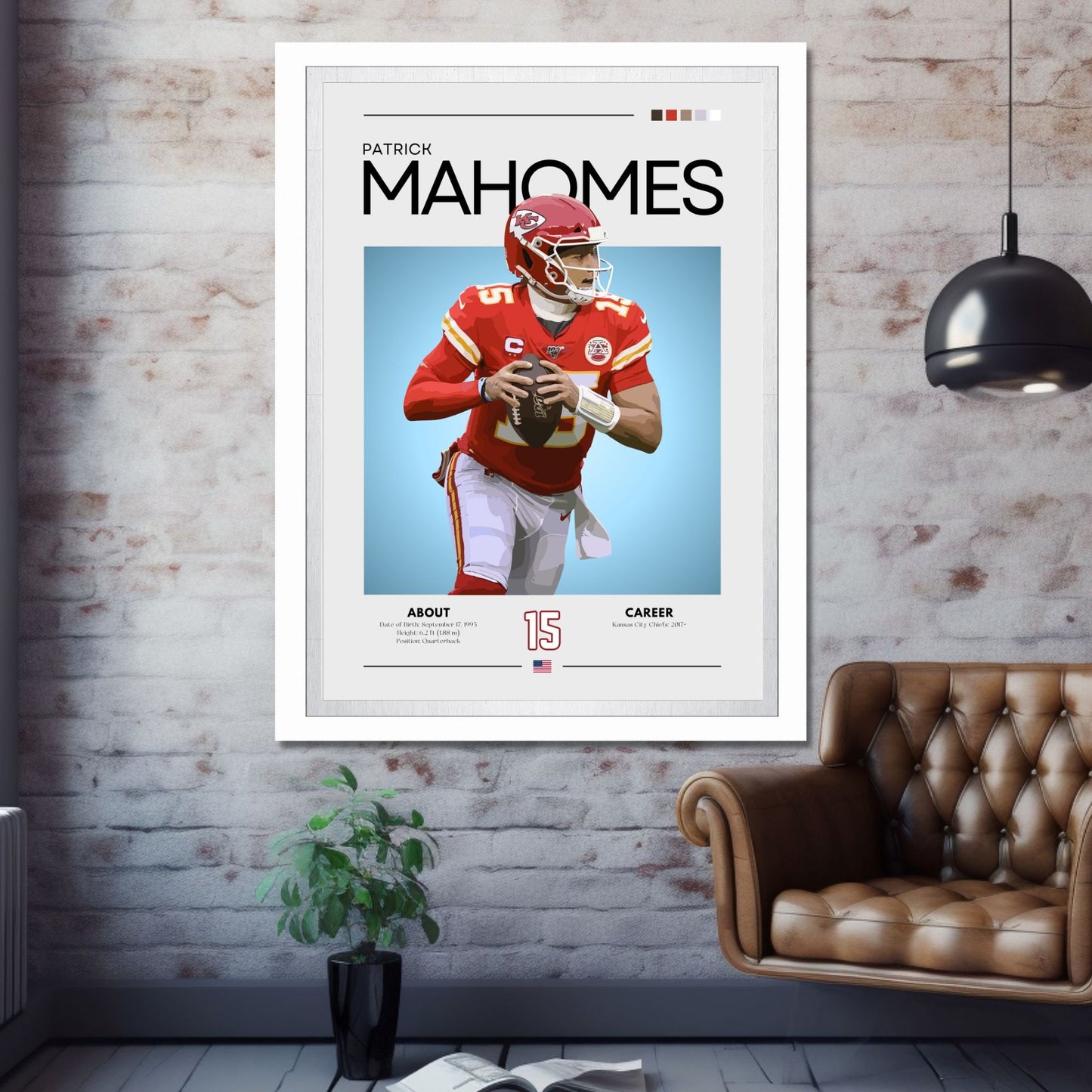 Patrick Mahomes poster