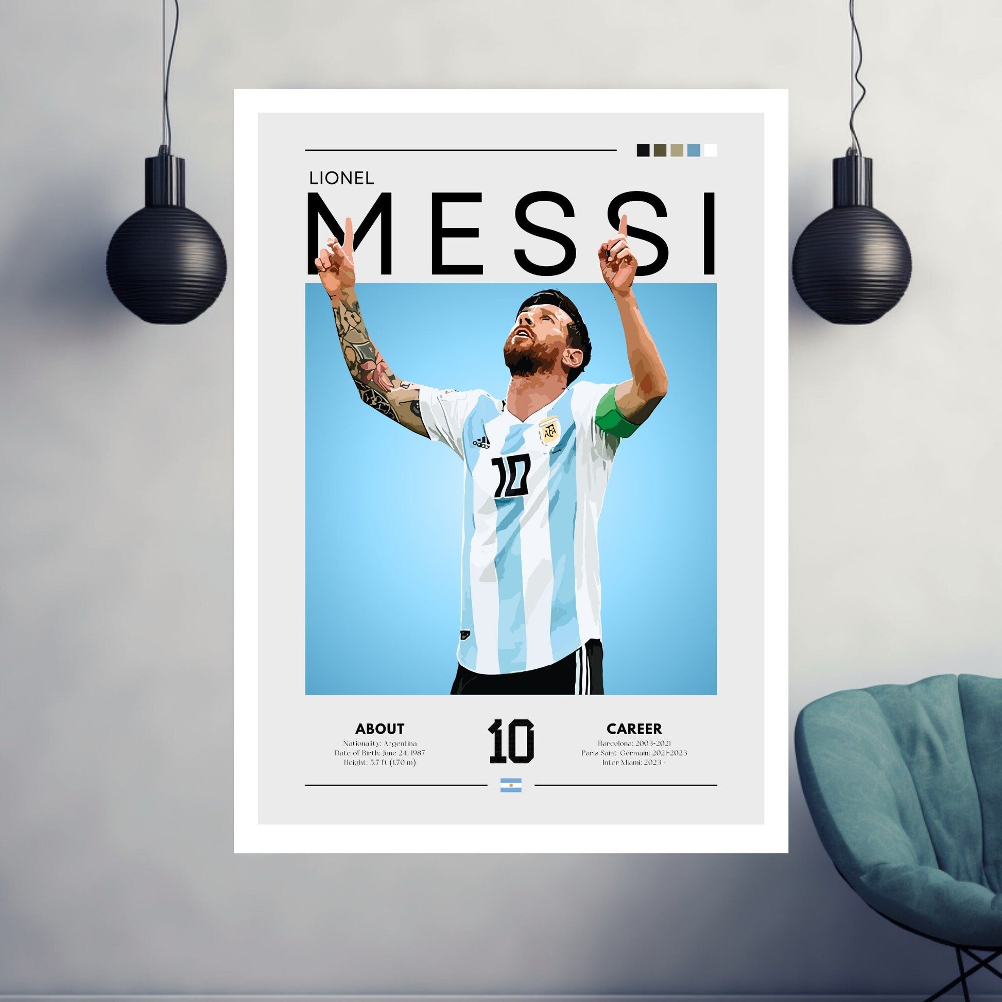 Lionel Messi Poster