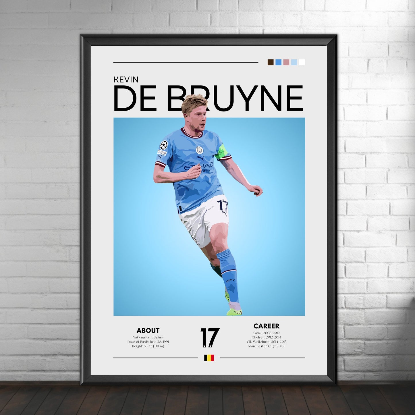 Kevin De Bruyne Poster